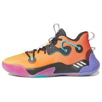 adidas Harden Stepback 3 Day Of The Dead vyriški sportbačiai, oranžiniai, koledžo spalvos, auksiniai GY7477 40
