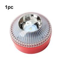 Naujausias nešiojamasis avarinis žibintas V16 homologuotas automobilio avarinis švyturys šviesiai oranžinis/mėlynas/raudonas magnetinis indukcinis blykstės lemputė 1pc raudona