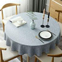 Paprasta apvali staltiesė, vienspalvė staltiesė, skirta staltiesei valgomoji arbata Home Obrus ​​Tafelkleed Mantel De Mesa Round 80cm