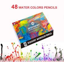 48/72/120/150/180 Colors Profesionalus vandenyje tirpių pieštukų rinkinys Menininkas Tapyba Eskizų kūrimas Medienos Spalvotas Pieštukas Mokykliniai meno reikmenys 48 water color