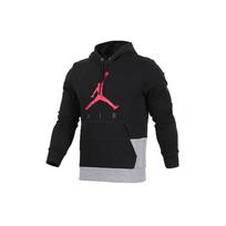 Air Jordan logotipas spaudinys spalvų blokų vilnos gobtuvas Vyriškas gobtuvas Juodas 942776-010 M black