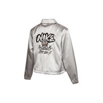 Nike Grafičiais Siuvinėtas Austas Sportinis Striukė Moteriška Striukė Sidabrinė DJ5363-041 M white