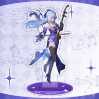 Honkai: Žvaigždžių Geležinkelio Koncertinis Stovas Figūrėlė Anime Robin Kafka Yanqing Akrilinis Darbalaukio Stovintis Modelis Plokštelė Žaislas EE gray