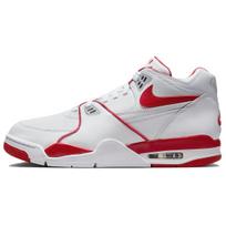 Nike Air Flight 89 OG vyriški sportbačiai, balti, raudoni, vilko pilkumo, HM3467-100 40.5