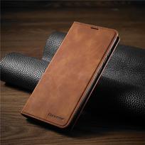 Prabangus odinis dėklas Huawei P40 P30 P20 Mate 30 20 Pro Lite P Smart Plus 2020 2019 magnetiniu atverčiamu piniginės telefono maišelio dangteliu Coque For P30 ruda