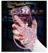 Prabangus blizgučių drugelio skaidrus dėklas Samsung S20, A71, A32, S9, M02 - Minkštas apvalkalas nuo kritimo Samsung A22 4G