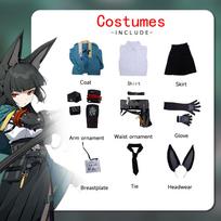 Anime Zenless Zone Zero Cosplay Kostiumas H.S.O.S.6 Xingjianya Kostiumas Helovinas Anime ZZZ Apranga Mergaitės Uniforma Perukas Gimtadienio Dovanos Karnavalas Pilnas Komplektas XS mėlyna