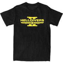 Helldivers 2 vaizdo žaidimas, skirtas unisex Unisex marškinėliai Drabužiai Vintage Tees marškinėliai 100% medvilnė visus sezonus drabužiai Unisex 4XL