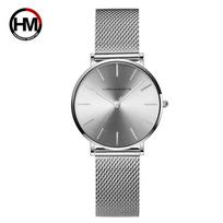 Movement austi tinklinio dirželio vandeniui atsparus kvarcinis laikrodis moteriškas 36 mm paprastas trijų rankelių Dw moteriškas laikrodis
