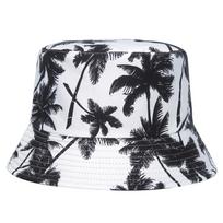 Vasaros apsauga nuo saulės kibiro kepurė vyrams Moterų Panamos kepuraitė Spausdinti Hip Hop Gorros Žvejo kepurė dvipusė dėvėjimas Mada M 56-58cm