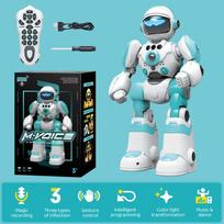 Nauji Rc roboto žaislai vaikams Išmanaus balso roboto nuotolinio valdymo pulto programavimo gestų jutimo elektroniniai žaislai Kalėdų dovana mėlyna