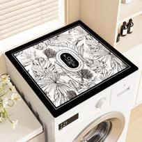 American Flower Drum Skalbimo mašina ir šaldytuvas Apsauga nuo dulkių – sugerianti, kreminė diatominė purvo naktinė staltiesė. 30*40cm Microwave oven; Diatom mud flower type-01