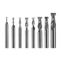 1mm-12mm HSS 2 Fleitų Galinis Frezos Pjoviklis CNC Tiesaus Kotelio Frezavimas Medienos Apdirbimo Įrankis Galinė Freza Maršrutizatoriaus Antgalis Medžio Pjovikliams 3mm
