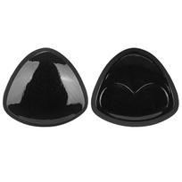 Dvipusis lipnus krūtinės dangtelis Silikoninis lipnus liemenėlės pakėlimo pleistras Daugkartinio naudojimo krūtų pakėlimo pleistras maudymosi kostiumui 2pcs juoda