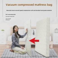 Ypač didelis vakuuminis suspaudimo maišas latekso čiužiniui - Idealiai tinka studentams ir sandėliavimui persikraustant Extra Large (120x230cm) skaidri