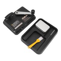 Rankinis valcavimo aparatas tiesaus stūmimo nerūdijančio plieno s volelių gaminimo mašina juoda 6.5mm/0.26in juoda