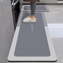 Marmuro rašto virtuvės antikorozinis diatominis purvo kilimėlis: Vandenį sugeriantis, greitai džiūstantis, neslidus, lengvai prižiūrimas. 40*60CM Water Absorbent Non-slip