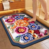 Absorbuojantis Tualetas Mielas Specialus Absorbuojantis Kojų Kilimėlis Tualetas Virtuvės Durys Vonios Kambarys Neslystantis Kilimėlis 40cm * 60cm