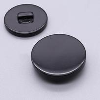 Juodi apvalūs matiniai derviniai sagai lietpalčiui, kostiumo kelnėms, vilnonio palto sagai 10 #* 14L = 9.0 MM * Round