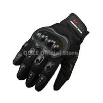 Vasaros motociklininko pirštinės Vyrams Moterims Motokroso Lenktynių Pirštinės HVA Pilnų Pirštų Apsauginės Sportinės Guantes Moto Vairuotojo Vairavimo Pirštinės XS black