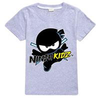 2025 MINISO NINJA KIDZ 3D marškinėliai kasdieniai vasariniai trumpi marškinėliai vaikams animaciniai grafiniai marškinėliai berniukų drabužiai Harajuku anime marškinėliai 4-16 metų 100