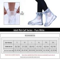 Neslystančios, vandeniui atsparios silikoninės batų apsaugos: Be kvapo, Patvarus, Lengva užsidėti/nuimti S (Fits Shoe Size 31-33)