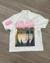 RogueWave Y2K Punk Goth Stiliaus Mada Asmenybė Unikalus Dizainas Polo Marškinėliai Gatvės Hip Hop Harajuku Vyriški Trumpomis Rankovėmis Grafiti S