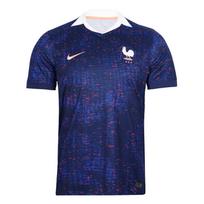 Nike France 2025 sezono namų gerbėjo trumpomis rankovėmis vyriški futbolo marškinėliai tamsiai mėlyni FZ9013-492 XL