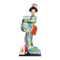 30 cm Rankų darbo Japoniška Geišos Kimono Lėlė Figūrėlė, demonstruojanti tradicinę kultūrą, ideali namų dekorui, kolekcionieriams 2