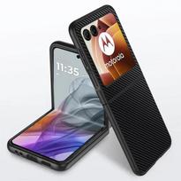 Paprastas odinis telefono dėklas Motorola Razr Ultra 2025 Razr + 2024 Razr 60 50 Ultra matinis smūgiams atsparus minkštas rėmelis buferio dangtelis Motorola Razr 60 Ultra matinė juoda spalva