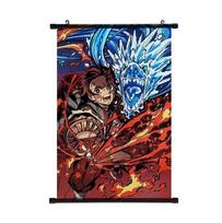 Demon Slayer Plakatas Kimetsu No Yaiba Nezuko Kabantis Paveikslas Sieninis Ritininis Plakatas Anime Kamado Tanjirou Paveikslas Namų Dekoras 30*45cm balta