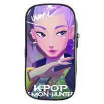 KPOP Mergaičių Animacinis Pieštukų Dėklas Pradinės Mokyklos Pieštukų Dėklas Raštinės Reikmenų Krepšys Vaikiškas Pieštukų Dėklas Anime Spauda One Size