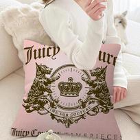 Madingos J-juicy-couture Pagalvės užvalkalai Animacinio stiliaus Sofa Dekoratyviniai Namų Dvipusė spauda Trumpas pliušas Mielas pagalvės užvalkalas 40x40cm 16x16in
