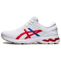 ASICS Gel Kayano 26 Retro Tokyo Vyriški sportbačiai Balti Classic-Red Mėlyni 1011A771-100 41.5