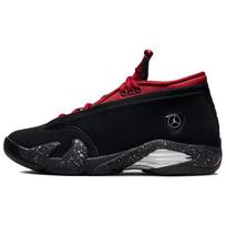 Air Jordan 14 Retro Low Raudoni Lūpdažiai Moteriški Sportbačiai Juodi Metalinio Sidabro Gimnastikos Raudoni DH4121-006 36.5