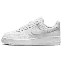 Nike Air Force 1 07 Mėnesio spalva - Roplių odos moteriški sportbačiai Balti Metaliniai-Auksiniai Summit-White DZ4711-100 38