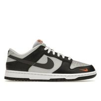 Nike Dunk Low Mini Swoosh - Juodi Oranžiniai Unisex Sportbačiai Balti FN7808-001 45.5