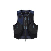 Nike ISPA serijos liemenė su užtrauktuku ir tinklinėmis išpjovomis, unisex viršutinis drabužis, juoda FB2376-010 M