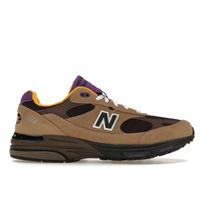 New Balance 993 Pagaminti JAV Grybų Vidurnakčio Violetiniai Unisex Sportbačiai Rudi U993MU 37.5