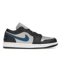Air Jordan 1 Low Anthracite Industrial Blue Moteriški sportbačiai Juodi Neutraliai pilki Balti DC0774-040 44.5