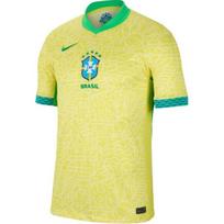 Nike Brazilijos 2024 m. namų marškinėliai Geltoni/Žali Spark Vyriški Streetwear FJ4284-706 XXL