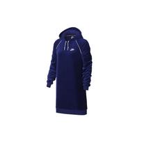 Nike Sportinio stiliaus vidutinio ilgio su gobtuvu džemperis moterims Mėlynas 939507-478 M