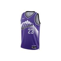 Nike Dri-Fit NBA Swingman marškinėliai Raidžių ir skaičių raštas Spausdinimas Krepšinio liemenė Miesto leidimas 2023/24 m. sezonas Utah Jazz Markkanen 23 Vyriški marškinėliai DX8521-507 M