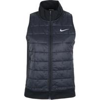 Nike Vienspalvis Logotipo Spaudinys Stovintis Apykaklė Užtrauktukas Laisvalaikio Berankovis Liemenė Moteriškos Liemenės Juoda DD6085-010 S