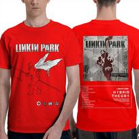 L-Linkin P-Park   Vyriški marškinėliai Grupė Crazy Marškinėliai Trumpomis Rankovėmis Apvalia Kaklo Iškirpte 100% Medvilnė Dydžių Daug S