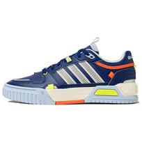 Adidas Neo D-Pad madingi laisvalaikio neslystantys, atsparūs dėvėjimuisi žemo ūgio riedlenčių bateliai unisex sportbačiai mėlyni, balti, oranžiniai IG2805 42