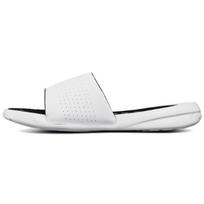 Under Armour Playmaker Fiksuotas dirželis Patogūs minkšti šlepetės Unisex šlepetės Baltos 3000061-102 40