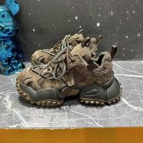 Fashion Chunky Sneakers Men Designer Mountaineering Shoes Fashion Casual Leather Fabric Breathable Height Increased Platform Sport Shoes 39