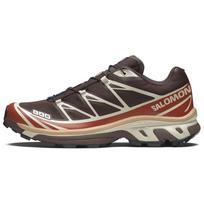 Salomon Xt-6 Patogus Patvarus Audinys Smūgių Absorbcija Neslystantis Žemakulniai Laisvalaikio Takų Bėgimo Batai Unisex Kedai Ruda 477375 45⅓