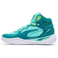 Puma Playmaker Pro Mid Trendy Shock Absorbing Durable High Top Basketball Shoes Men Sneakers Mint-Green 377902-03 42.5 blue